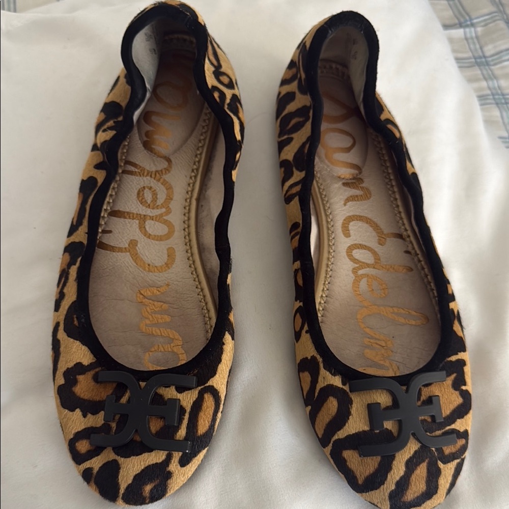 Sam Edelman size 9 leopard print Ballet Flat